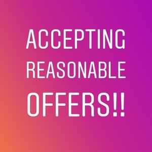 accepting all reasonable offers!!